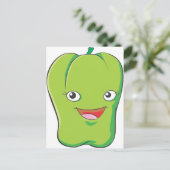 Aangepaste groene Dell Pepper-Shirten Briefkaart (Staand voorkant)