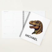 Aangepaste groene dinosaurus T-Rex Tyrannosaurus 2 Planner (Display)