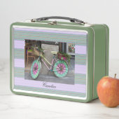 Aangepaste groene  draagtas met opening bovenaan (In situ)