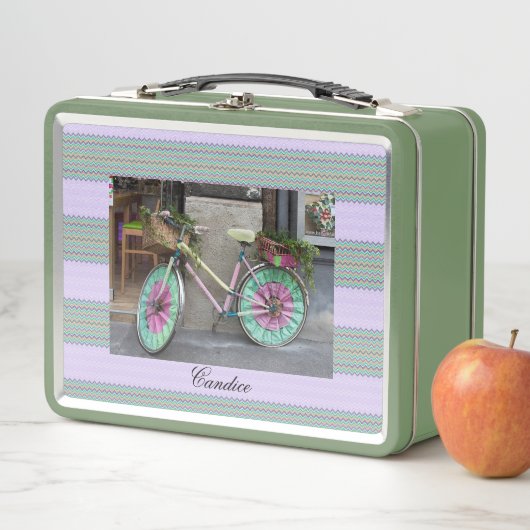 Aangepaste groene  draagtas met opening bovenaan (In situ)