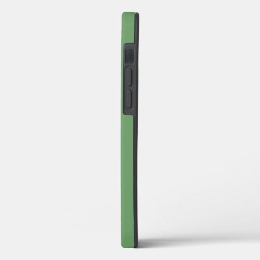 Aangepaste groene, eenvoudige typografie Case-Mate iPhone case (Achterkant / Links)