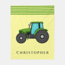 Aangepaste groene en gele tractor