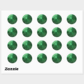 Aangepaste groene folie afstudeercertificaat zegel (Vel)