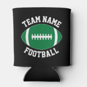 Aangepaste groene Football teamnaam Aangepaste tek Blikjeskoeler (Achterkant)