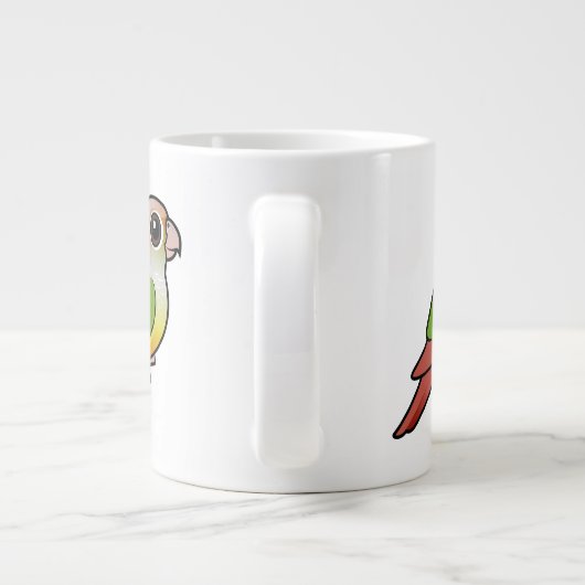 Aangepaste, groene-gekke Mok voor onechte jumbo (Achterkant)