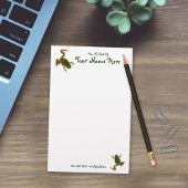 Aangepaste groene kikkerfoto weerstand tegen klimm briefpapier