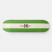 Aangepaste groene lijnen  band HAMbyWG-skateboard Persoonlijk Skateboard (Horizontaal)