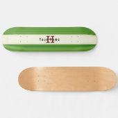Aangepaste groene lijnen band HAMbyWG-skateboard Persoonlijk Skateboard (Horizontaal)