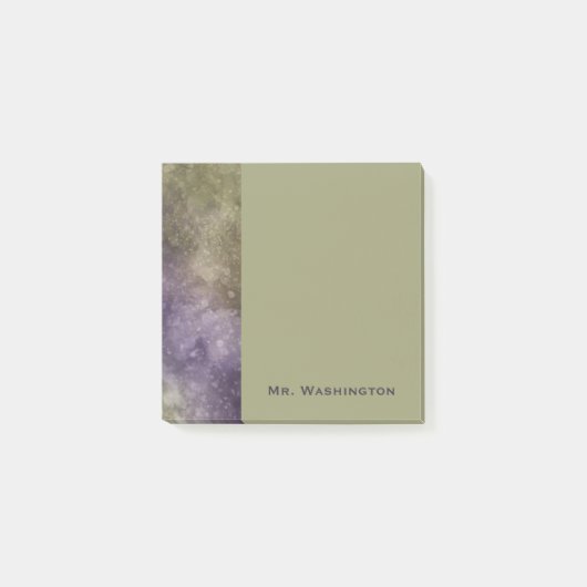 Aangepaste groene marmeren kantoor Post It-notitie Post-it® Notes (Voorkant)