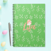 Aangepaste groene paashaas Notitieboek