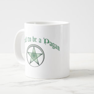 Aangepaste groene Pagan Pride Jumbo Mok