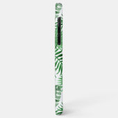 Aangepaste groene palmbladeren tropisch zomerpatro Case-Mate iPhone case (Achterkant/links)
