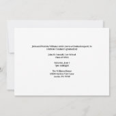 Aangepaste Groene Recht School Afstuderen Fotofees Kaart (Achterkant)