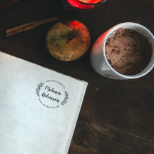 Aangepaste groene ronde Botanisch uit de bibliothe