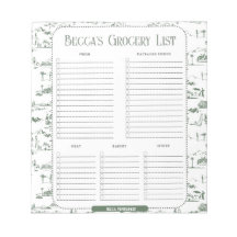 Aangepaste Groene Toile Grocery List-laptop