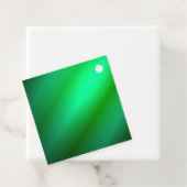 Aangepaste groene zwarte kleur blanco sjabloon tre bedankjes labels (In situ)