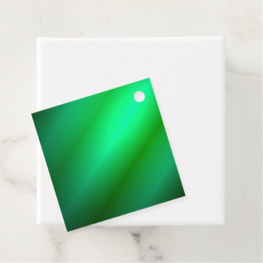 Aangepaste groene zwarte kleur blanco sjabloon tre bedankjes labels (In situ)