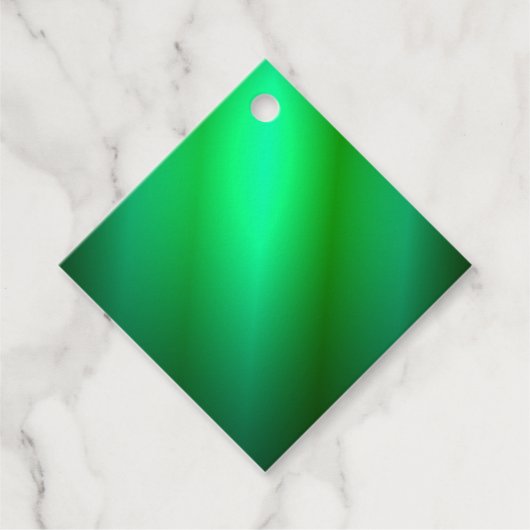 Aangepaste groene zwarte kleur blanco sjabloon tre bedankjes labels (Voorkant)