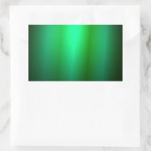 Aangepaste groene zwarte kleur Blank Trendy Sjablo Rechthoekige Sticker (Tas)