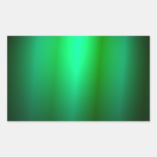 Aangepaste groene zwarte kleur Blank Trendy Sjablo Rechthoekige Sticker (Voorkant)