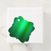 Aangepaste groene zwarte kleuren blanco trendy sja bedankjes labels (In situ)