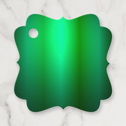 Aangepaste groene zwarte kleuren blanco trendy sja bedankjes labels (Voorkant)