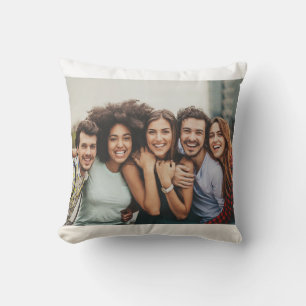 Aangepaste groepsfotokussen Koesterende herinner Kussen