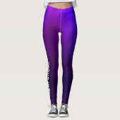 Aangepaste groepsnaam en tekst Leggings vrouwen (Voorkant)