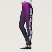 Aangepaste groepsnaam en tekst Leggings vrouwen (Links)