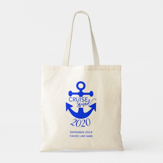 Aangepaste groepsreis voor cruise Squad Tote Bag (Achterkant)