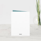 Aangepaste groet Gevouwen Fotovakantie-Kaart Feestdagen Kaart (Achterkant)