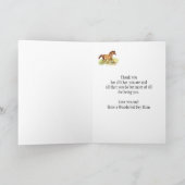 Aangepaste groet, Moederdag, paarden, slachtdieren Kaart (Binnen)