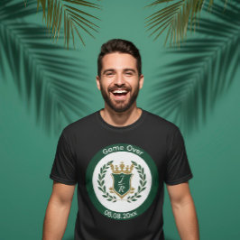 Aangepaste Groom's "Game Over" vrijgezellenfeest T-shirt