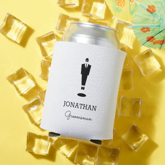 Aangepaste Groomsman Gift Wedding Party Blikjeskoeler (Insitu Zomer)