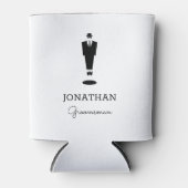 Aangepaste Groomsman Gift Wedding Party Blikjeskoeler (Voorkant)