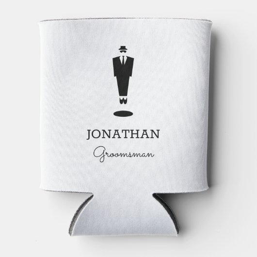 Aangepaste Groomsman Gift Wedding Party Blikjeskoeler (Voorkant)