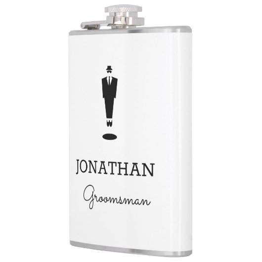 Aangepaste Groomsman Gift Wedding Party Heupfles (Links)