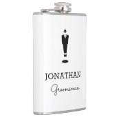 Aangepaste Groomsman Gift Wedding Party Heupfles (Rechts)