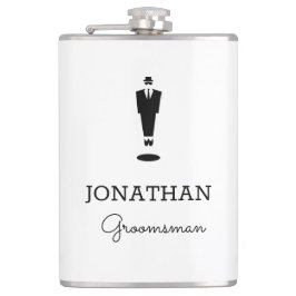 Aangepaste Groomsman Gift Wedding Party Heupfles