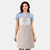 Aangepaste Grootmoeder Keuken Cute Boerderij Bakke Schort (Gedragen)