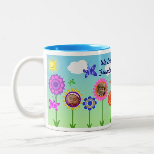 Aangepaste grootmoeder / Mok moeder Moederdag (Links)