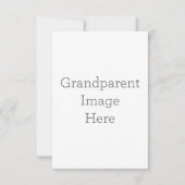 8.9 x 12.7 cm Enkele bedankkaart (Voorkant)