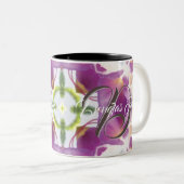 Aangepaste grootouderideeën van kleinkinderen tweekleurige koffiemok (Voorkant rechts)