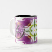 Aangepaste grootouderideeën van kleinkinderen tweekleurige koffiemok (Voorkant links)