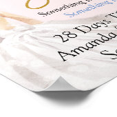 AANGEPASTE GROOTTE - Teken Vrijgezellenfeest Poster (Hoek)