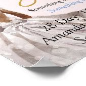 AANGEPASTE GROOTTE - Teken Vrijgezellenfeest Poster (Hoek)