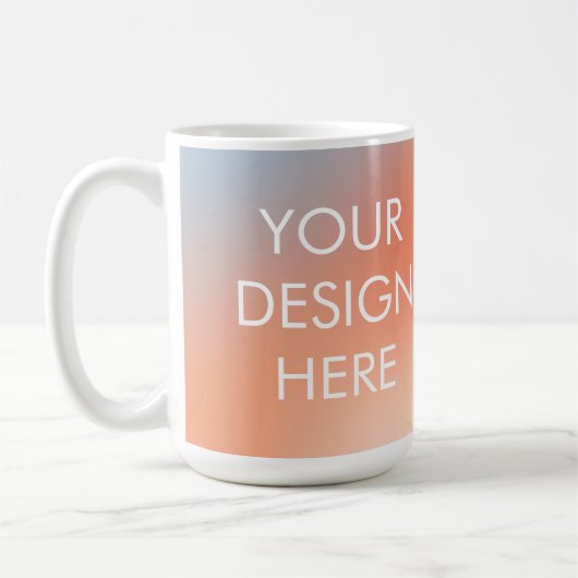 Aangepaste Groovy Gradient Coffee Mok (Links)