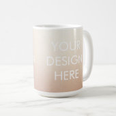 Aangepaste Groovy Gradient Coffee Mok (Voorkant rechts)