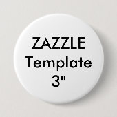 Aangepaste grote 3-inch ronde Button-pop Button 7,6 Cm (Voorkant)