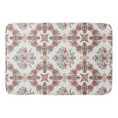 Aangepaste grote bloeipatroon badmat (Voorkant)